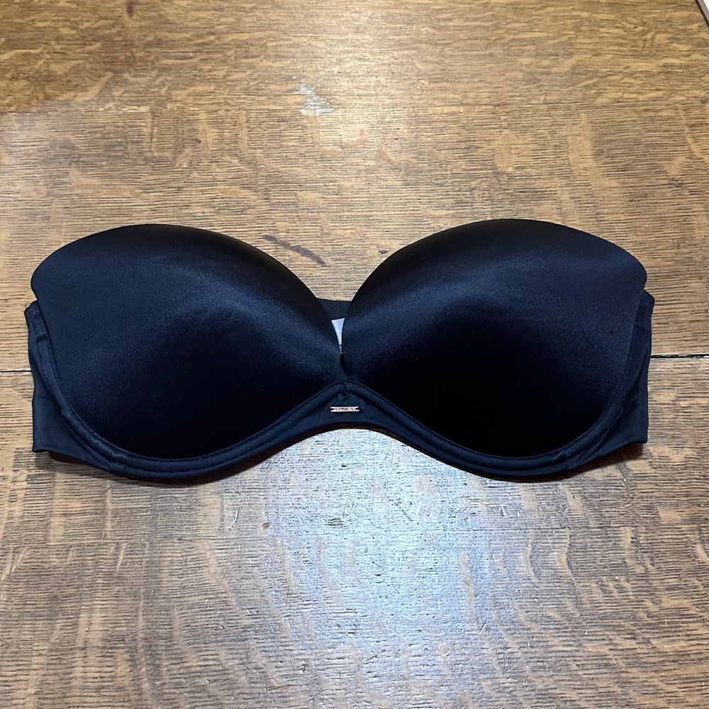 Victoria's‎ Secret Black very sexy multi (no straps) Strapless Bra sz36D